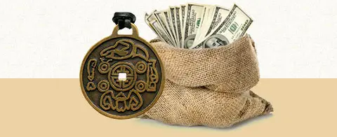 amuleta de bani